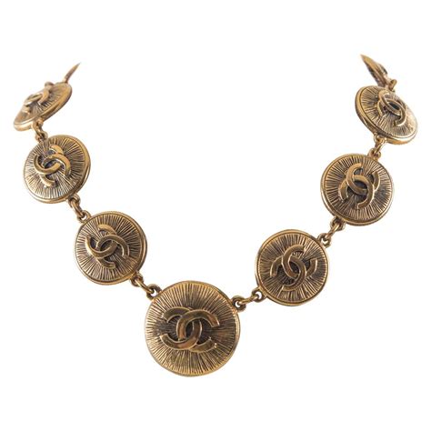 chanel gold choker necklace|chanel necklace official website.